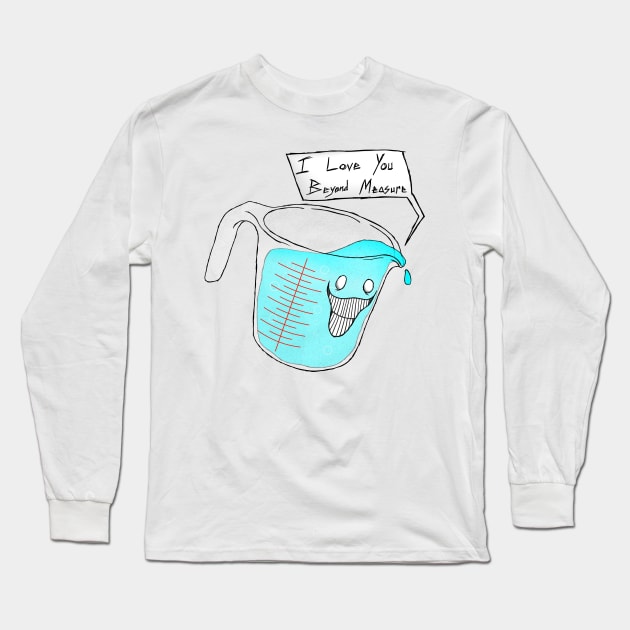 Measuring Cup Long Sleeve T-Shirt by TheDoodleDream